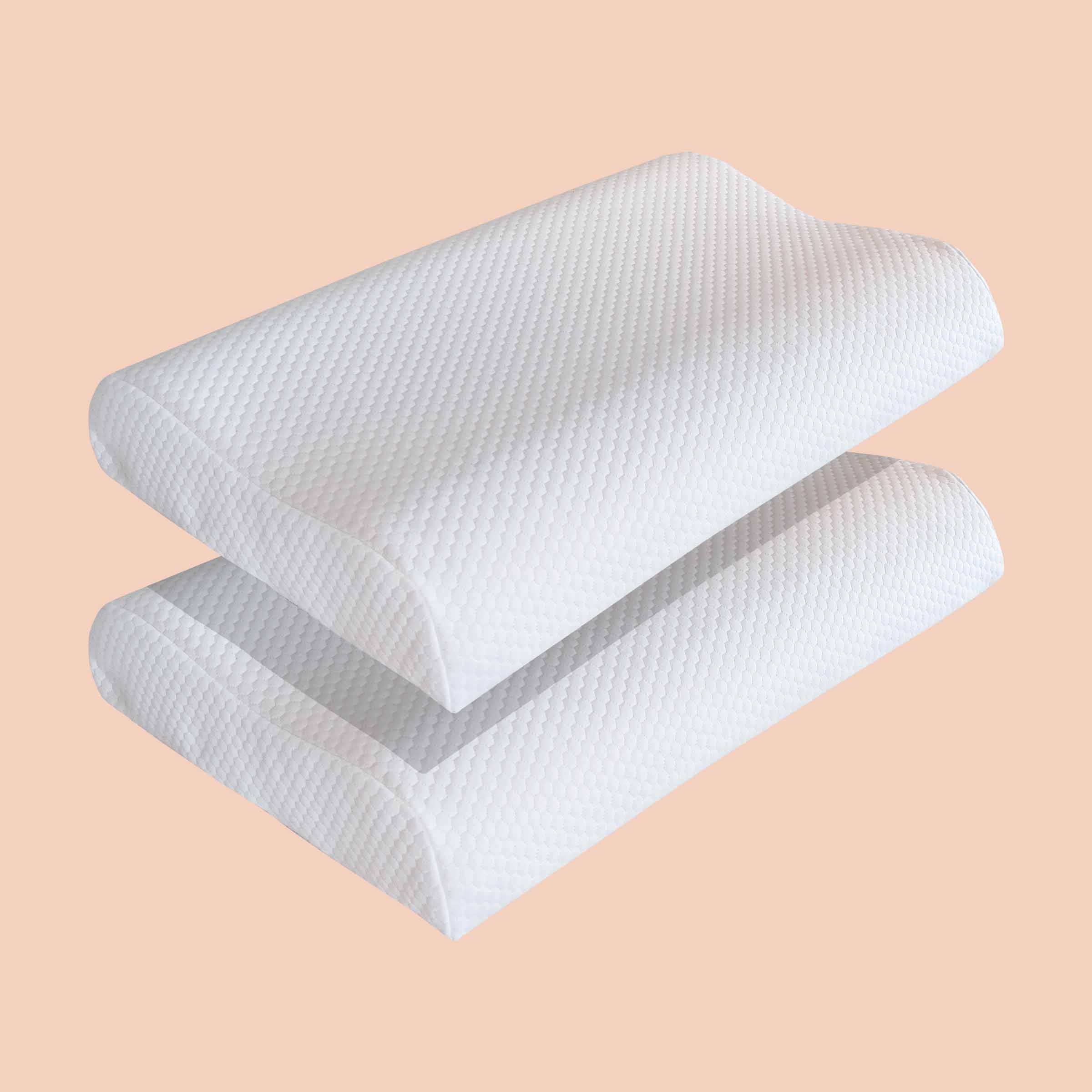 Due cuscini cervicali Fiordilattice di Beliamo in un bundle, progettati per il massimo supporto del collo e comfort
