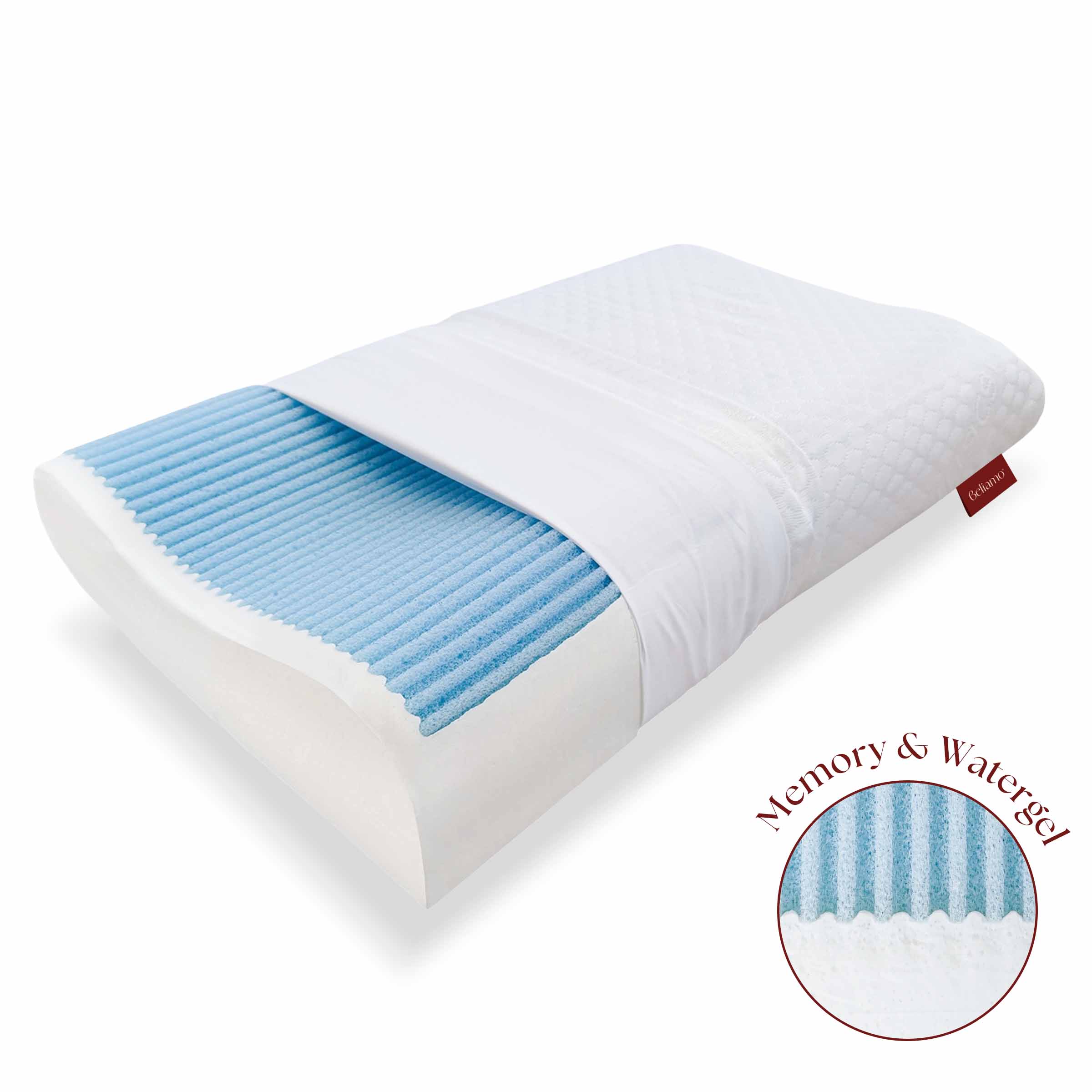 Cervical Pillow Memory Foam and Water Gel - LIGNANO CERVICALE