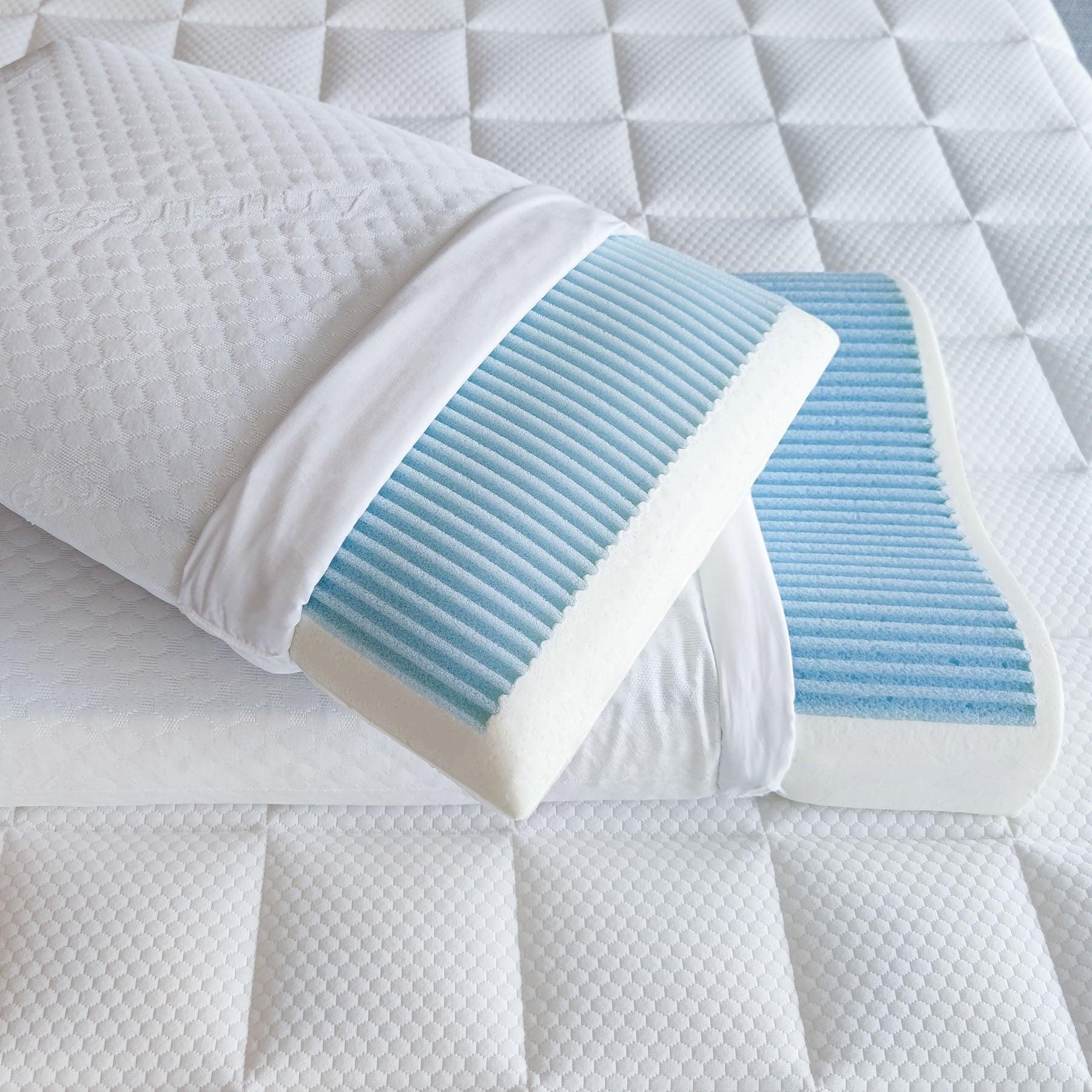 Cuscino LIGNANO Memory Foam e Watergel® traspirante - Comfort e freschezza per un riposo ottimale su Beliamo.com